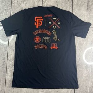 Travis Mathew Men's Black Short Sleeve Crew Neck T-Shirt San Francisco Giants XL